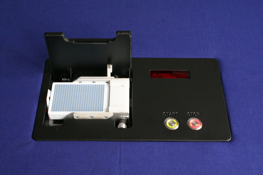 Shuffle King end of shuffling, open